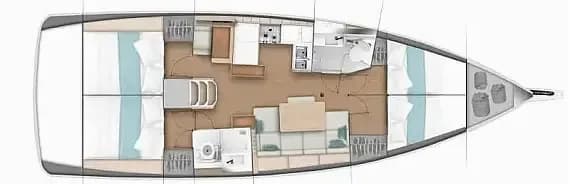 Sun Odyssey 440 in Bodrum Marina - Photo 2