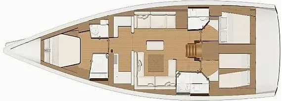 Dufour 520 Grand Large in Marmaris Yacht Marina - Photo 2
