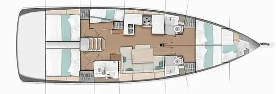 Sun Odyssey 490 in Rhodes New Marina - Photo 2