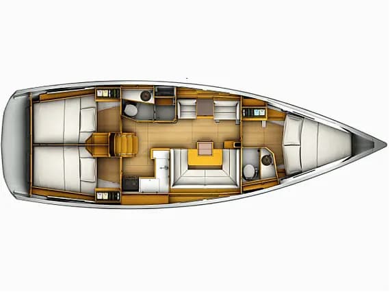 Oceanis 411 in Sardinia / Cannigione - Photo 2