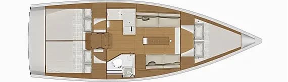 Dufour 360 Grand Large in Dubrovnik / ACI Marina Dubrovnik - Photo 2