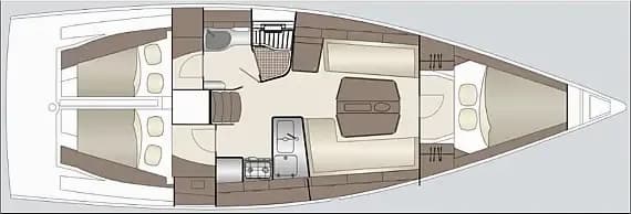 Dehler 38 SQ in Krk / Punat / Marina Punat - Photo 2