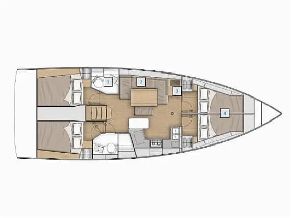 Oceanis 40.1 in Paros port - Photo 2