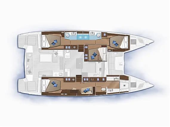 Lagoon 50 in Fethiye / Yacht Club Mai - Photo 2