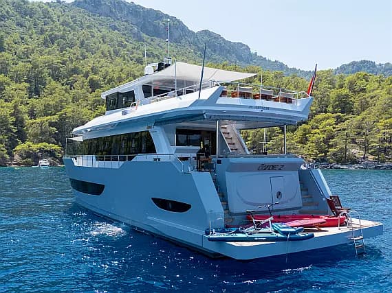 Deck plan of Motoryacht in Göcek Mucev Marina