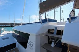 Dufour Catamaran 48 in Sardinia / Olbia / Marina Golfo Cugnana thumbnail 13