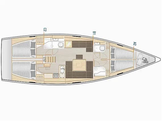 Hanse 458 in Arzon / Port du Crouesty - Photo 3