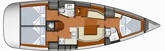 Sun Odyssey 42 i in Kavala - Photo 2