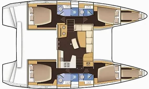 Lagoon 42 in Martinique / Le Marin - Photo 2