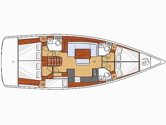 Oceanis 48 in Skiathos - Photo 2