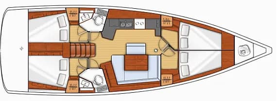 Oceanis 45 in Split / ACI Marina Split - Photo 3