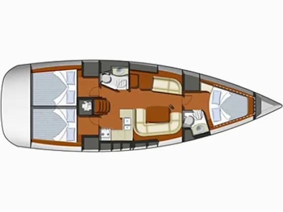 Sun Odyssey 42 i in Preveza Main Port - Photo 2