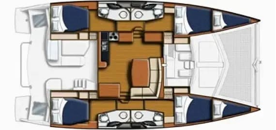 Leopard 44 in Mallorca / Palma de Mallorca / La Lonja Marina Charter - Photo 2