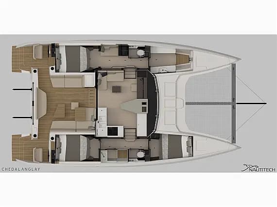 Nautitech 44 Open in Cogolin / Les Marines de Cogolin - Photo 2