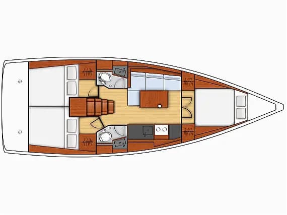 Oceanis 38.1 in Dubrovnik / ACI Marina Dubrovnik - Photo 2