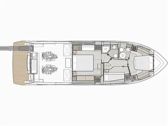 Ferretti 500 in Podstrana / Marina Lav - Photo 2