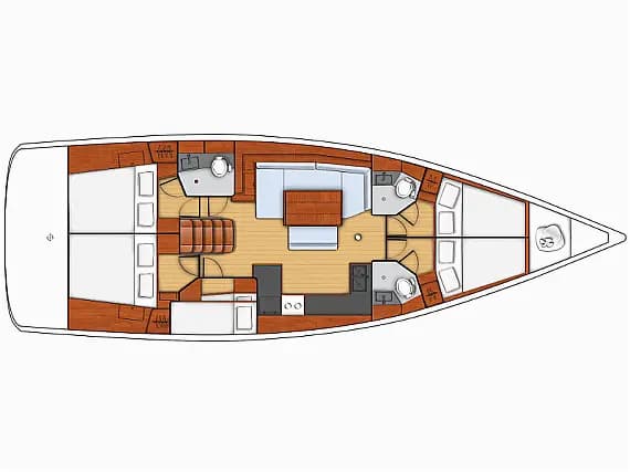 Oceanis 48 in Sukošan / D-Marin Dalmacija Marina - Photo 2