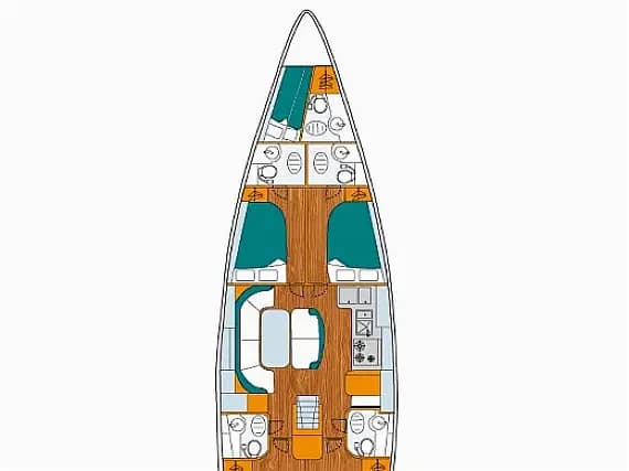 Beneteau 50 in Nikiti - Chalkidiki / Nikiti - Photo 2