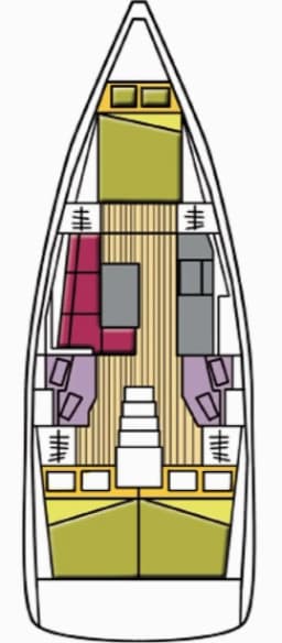 Oceanis 38.1 in Castiglioncello / Marina Cala de' Medici thumbnail 6