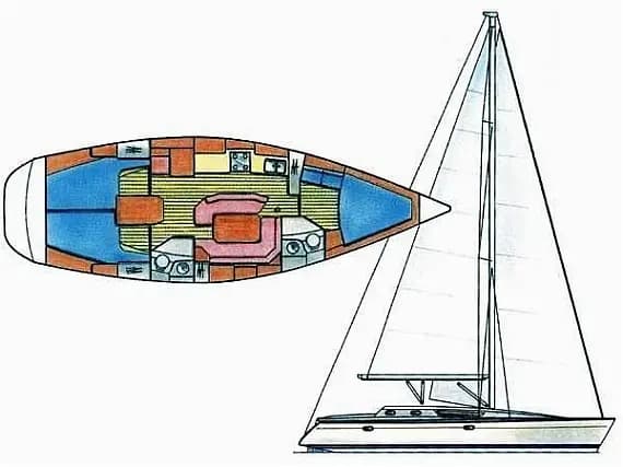 Sun Odyssey 42.2 in Punta Ala - Photo 2