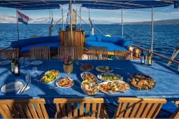 Gulet in Stobreč Port thumbnail 22