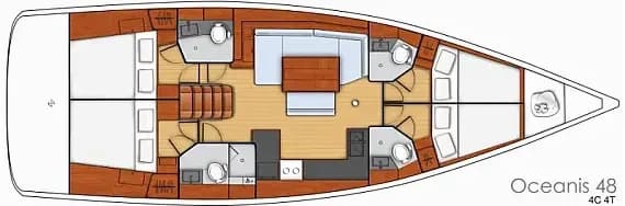 Oceanis 48 in Split / ACI Marina Split - Photo 2