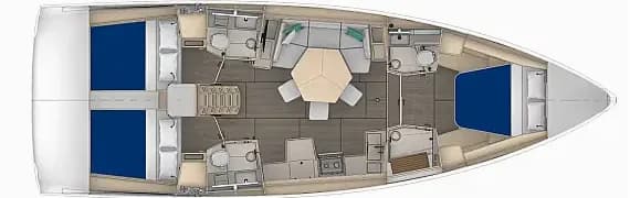 Dufour 44 in Saint Martin / Marigot / Marina Fort Louis - Photo 2