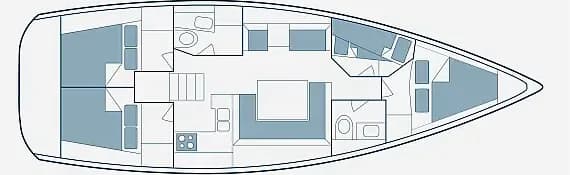 Sun Odyssey 449 in Kiato - Photo 2
