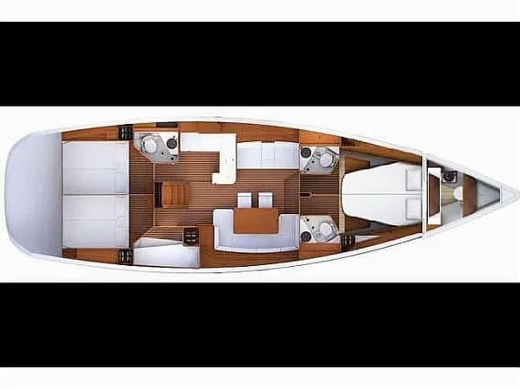 Jeanneau 53 in Sardinia / Porto Rotondo / Punta Nuraghe - Photo 2