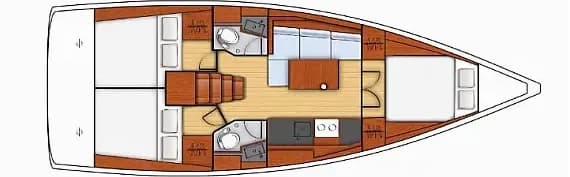 Oceanis 38.1 in Castiglioncello / Marina Cala de' Medici - Photo 2