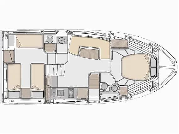 Azimut Atlantis 45 in Podstrana / Marina Lav - Photo 2