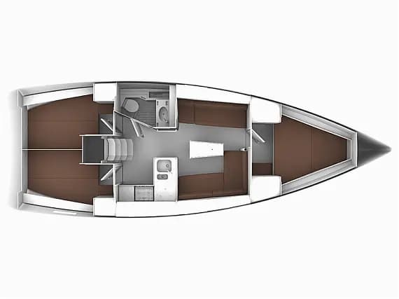 Bavaria Cruiser 37 in Sukošan / D-Marin Dalmacija Marina - Photo 2