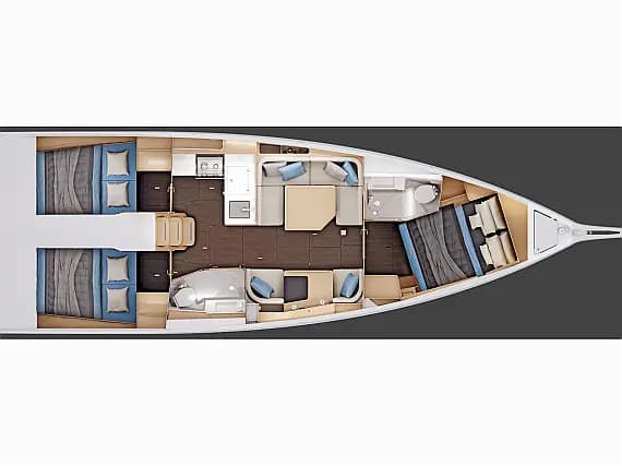 Sun Odyssey 415 in Corfu / Gouvia / D-Marin Marina Gouvia - Photo 2
