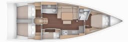 Dufour 430 in Sicily / Palermo / Marina Villa Igiea thumbnail 17