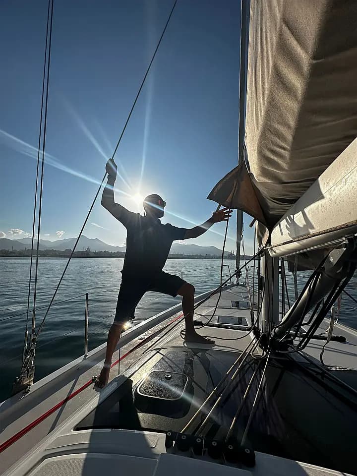 Dufour 430 in Sicily / Palermo / Marina Villa Igiea - Photo 4