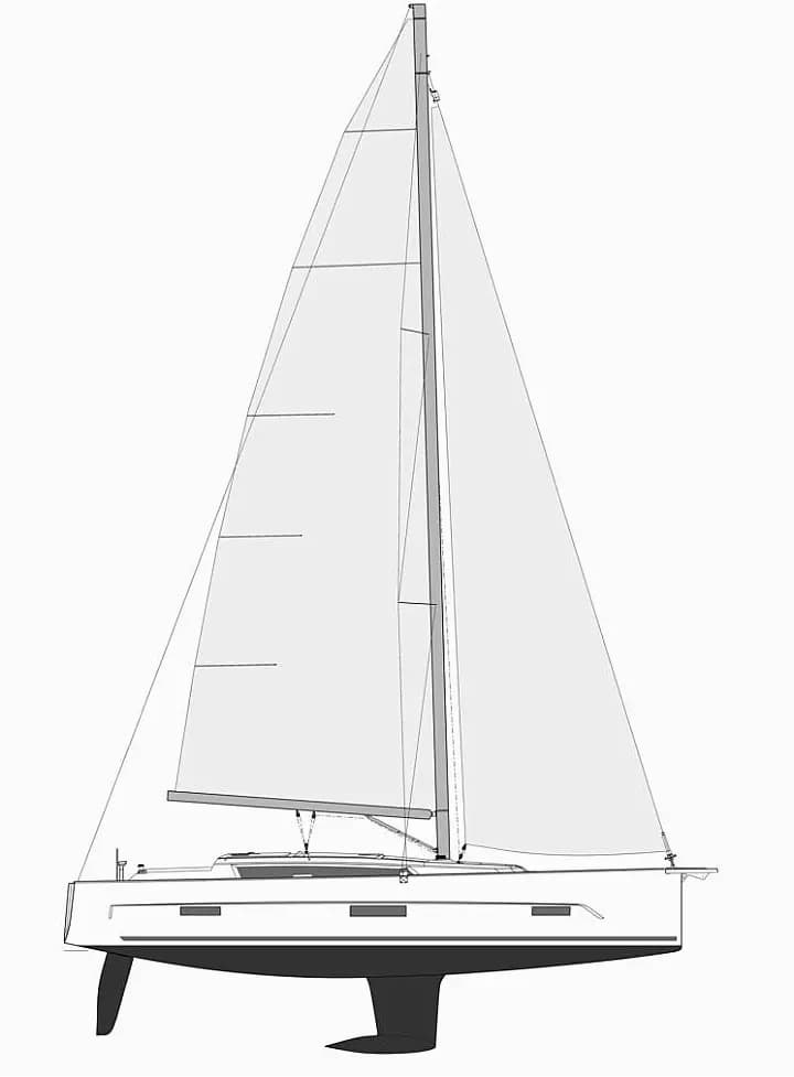 Dufour 430 in Sicily / Palermo / Marina Villa Igiea - Photo 5