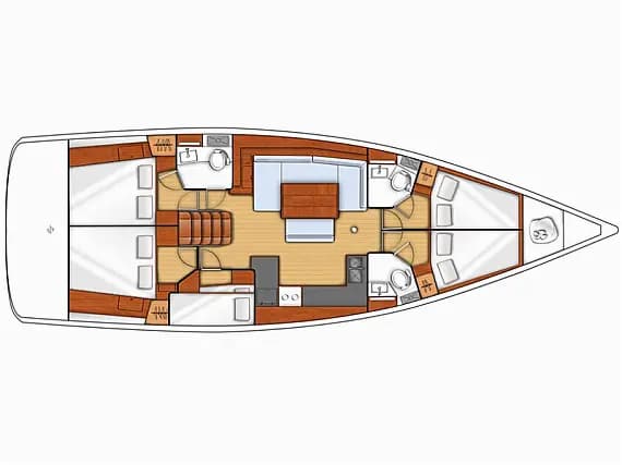 Oceanis 48 in Kaštel Gomilica / Marina Kaštela - Photo 2