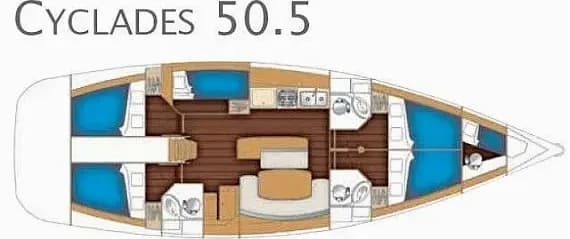 Cyclades 50.5 in Sicily / Furnari / Marina Portorosa - Photo 2