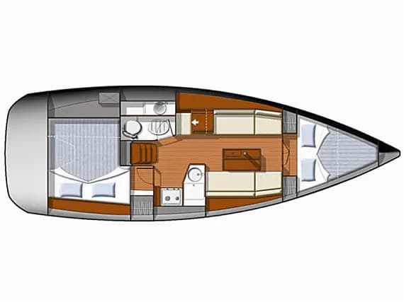 Sun Odyssey 33i in Corfu / Gouvia / D-Marin Marina Gouvia - Photo 2