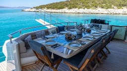 Luxury Motor Yacht in Bodrum Marina thumbnail 15