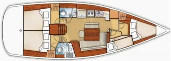 Oceanis 43 in Fethiye / Ece Marina - Photo 2