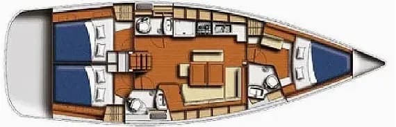 Oceanis 43 in Lefkada / Nikiana Marina - Photo 2