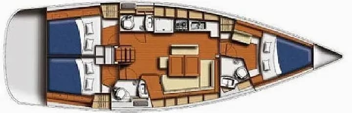 Oceanis 43 in Lefkada / Nikiana Marina - Photo 5
