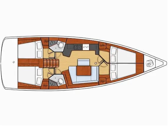 Oceanis 45 in Salerno / Marina d'Arechi - Photo 2