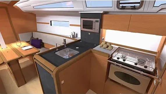 Sun Odyssey 349 in Sukošan / D-Marin Dalmacija Marina - Photo 3