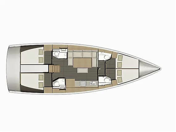 Dufour 460 Grand Large in Rhodes New Marina - Photo 2