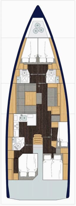 Bavaria C50 in Sukošan / D-Marin Dalmacija Marina thumbnail 6