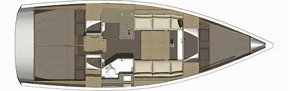 Dufour 360 Grand Large in Sardinia / Portisco / Marina di Portisco - Photo 2