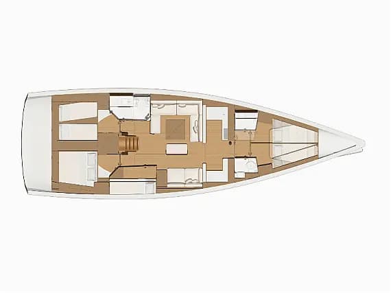 Dufour 520 Grand Large in Sicily / Furnari / Marina Portorosa - Photo 2