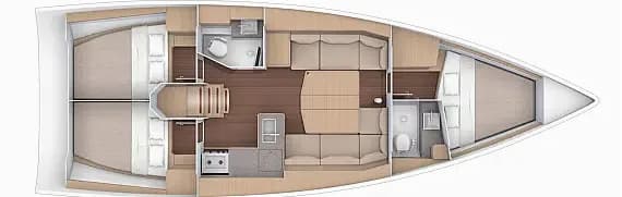 Dufour 390 Grand Large in Marmaris / Netsel Marmaris Marina - Photo 2